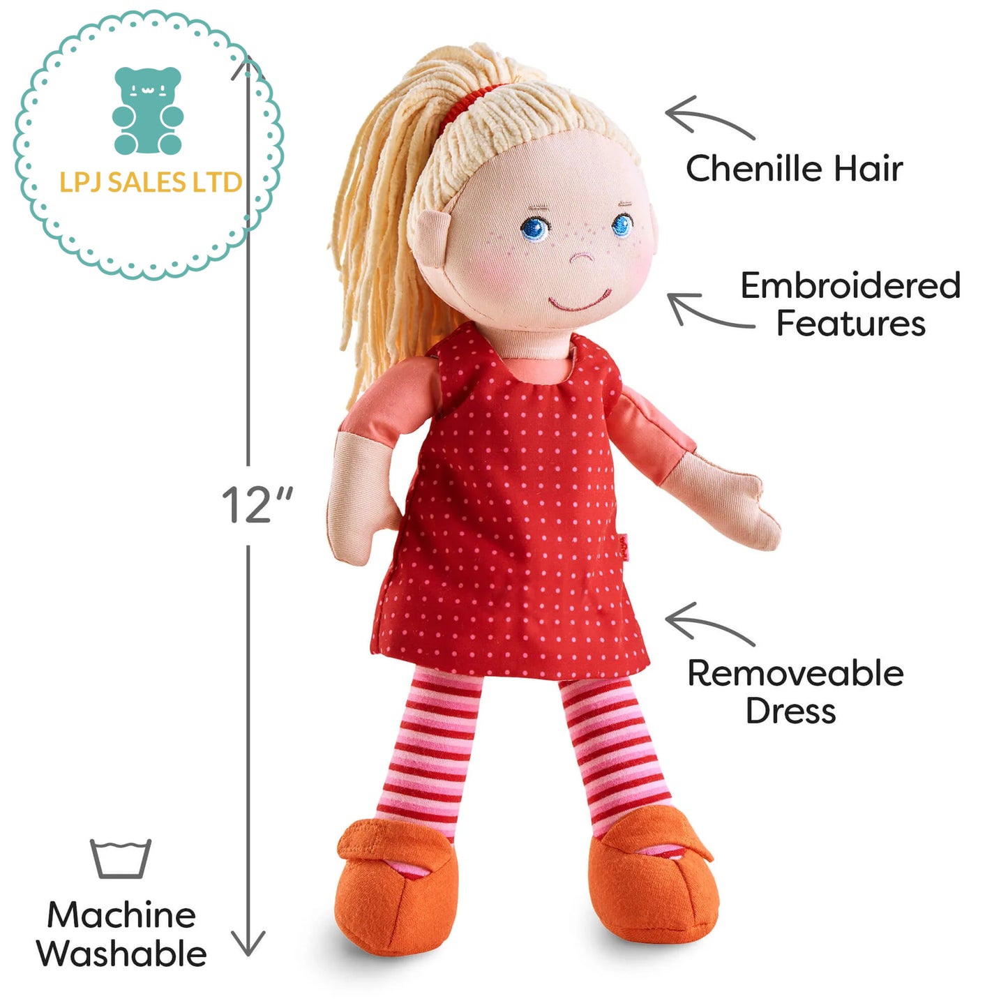 Annelie - 12" Soft Doll